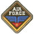 Ecusson thermocollant blason air force 5 cm x 5 cm