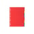 EXACOMPTA Intercalaires en carton, A4, 10 touches