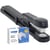 Agrafeuse - Long bras - Agrafes 26/6mm - Noir - Inclus 5000 agrafes - Rapesco