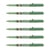 Lot de 6 Stylos roller V Ball VB5 Pilot encre liquide pointe fine vert