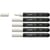 Lot de 5 marqueurs acryliques pointe moyenne - STABILO FREE T300 - Blanc