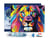 Diamond Painting Broderie Diamant Figured’Art 40x50cm toile tendue sur châssis en bois - diamants carrés - Lion Pop Art