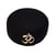 Coussin de méditation symbole om or brodé en coton bio