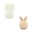 Moule en silicone 11,5cm x 7,5cm - Tête de lapin sans visage avec oreilles dressées