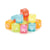 300 PERLES ALPHABET PLASTIQUE - 6 MM