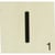 Grande lettre en bois façon scrabble 10 cm Lettre I