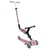Trottinette évolutive GO-UP ACTIVE LIGHTS ECO  Rose Berry - Globber