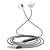 LinQ Ecouteurs Filaires Lightning Semi-intra-auiculaire Argent