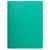 Chemise simple sans élastique avec 3 rabats carte lustrée 400gm2 - A4 - Vert - x 25 - Exacompta