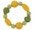 Bracelet de dentition en silicone - dino vert et jaune - TRIXIE BABY