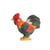 Figurine Vache Coq - Wudimals