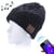 Bonnet Bluetooth Tricoté Chaud Avec Micro Pour Musique Et Appels En Hiver Noir YONIS