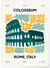 Affiche Rome Colisée | A3 : 29,7x42cm