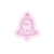 Moule en silicone 10,6 cm x 9,2 cm x 1,7 cm - Pendentif renne