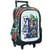 Sac à dos à roulettes Tortue Ninja Graffiti 46 CM Cartable Haut de Gamme
