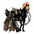 Spawn - Figurine Bloodaxe avec cheval (Spawn: The Dark Ages) (McFarlane Toys 30th Anniversary) (Gold Label) 18 cm