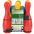 Jeu de 9 quilles en plastique + 2 boules - bowling - androni - jeu plein air