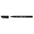 Stylo-feutre permanent pointe moyenne 1 mm - STABILO - Noir - Lot de 10
