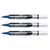 Lot de 3 marqueurs tableaux blancs effaçables - PENTEL - Pointe biseautée moyenne - Bleu - MAXIFLO