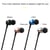 Écouteurs Smartphone Intra-Auriculaires Tpe Microphone Bouton Appel Rappel Noir
