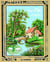Canevas Pénélope Antique Le Hameau 30x40cm