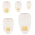 Vaessen Creative Set de perforatrices Carrés 5pcs