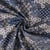 Tissu Coton Cretonne Shogun motifs traditionnels japonais sur fond Noir
