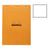 Bloc notes - A4 -  21 x 29,7 cm - Pages blanches - 80 feuilles - Rhodia