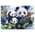 La Famille Panda – 1000 pièces - Bluebird Puzzle