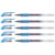 Roller encre gel EDDING 2185 - Bleu - Pointe 0,7 mm - Lot de 5
