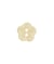 Carte de 4 boutons Fleurs Blanches 12mm - Union Knopf Jaune