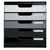 Module de classement Modulo Shades of Grey 5 tiroirs fermés - Nuances de gris - Exacompta