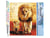 Peinture par Numéro Figured'Art - Lion et son Petit - Kit de Loisir Créatif DIY Numéro d'Art Complet - 40x50cm sans châssis en bois