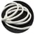 3 Metres de CORDON PLAT SUEDINE aspect daim Blanc - creation bijoux perles