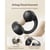 Ecouteurs Bluetooth 5.4 - Baseus Bowie MC1 avec reduction de bruit - Noir