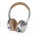 Casque Bluetooth ANC Réduction Bruit Design Rétro Confort Léger Qualité Son Supérieure Marron YONIS