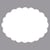 Perforatrice fantaisie: Ovale bord déco, 8cm, (3"),