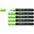 Lot de 5 marqueurs acrylique pointe moyenne - STABILO - Vert clair - FREE T300
