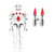 Snoopy - Figurine Snoopy Micronauts ReAction+ Force Commander 9 cm