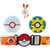 Pokemon clip 'n' go : ceinture du dresseur avec premier ball et rapide ball + figurine flambino - bandai