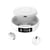 Ecouteurs Bluetooth Sans Fil Réduction De Bruit Affichage LED Ergonomique Blanc YONIS