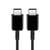 Câble USB-C vers USB-C Charge rapide 1 mètre D'origine Samsung EP-DG977BWE Noir