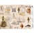 Feuille papier calque, papier velin scrapbooking Fabrika Decoru 30 x 42 cm LA MARINE 0206