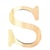 Lettre S - 11.5 cm - bois - Artemio