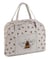 Sac pour machine à coudre motif Abeille - 15x33x48cm - Hobby Gift Ecru