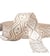 Sangle losanges 38mm beige au mètre