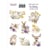 Planche de stickers couleur embelissement Fabrika Decoru FLORAL SENTIMENTS 390
