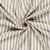 Tissu Polyester aspect Lin Rayures Anna sur fond Naturel