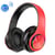 Casque Bluetooth Sans Fil V5.0 Haute Qualité Audio 10m Portée 12h Conversation Rouge YONIS