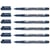 Lot de 6 feutres de précision pointe calibrée 0,2 mm - EDDING - Noir